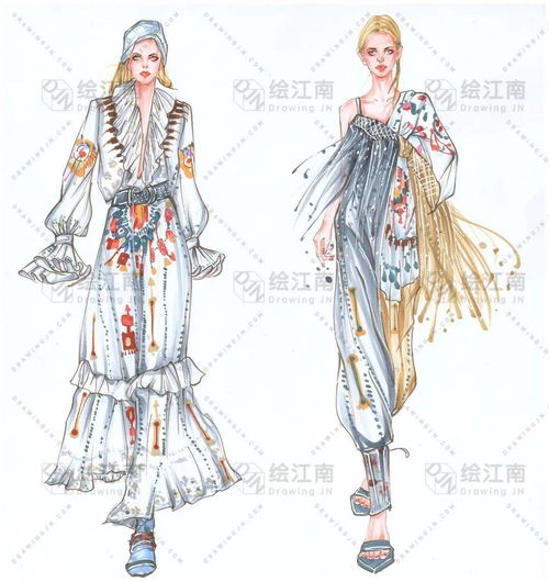 前輩足跡 繪江南——2020學(xué)年服裝設(shè)計(jì)手繪作業(yè)展，探索產(chǎn)品設(shè)計(jì)的詩(shī)意棲居